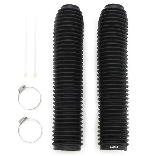 2 Pack Black Fork Boots Gaiters Yamaha YZ125 IT250 TTR250 YZ250 IT490 YZ490