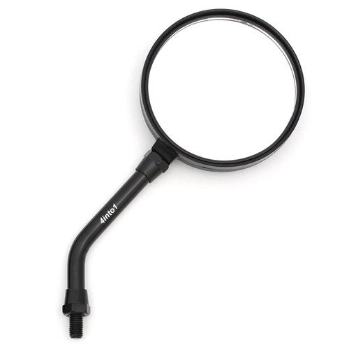 Reproduction Kawasaki Black Motorcycle Mirror - Short Stem 10mm Z1 KZ900 KZ1000