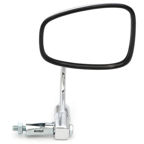 Universal Bar End Mirror - Chrome Cafe Racer Motorcycle 7/8" Bars Folding L or R