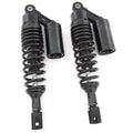 All Black Adjustable Remote Reservoir Shocks - Eye To Clevis - 320-330mm Honda