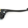 Suzuki Motorcycle Drum Brake Lever Assembly w/ Mirror Mounts - Black - 7/8"