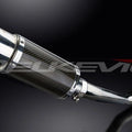 Delkevic 8" Carbon Fiber Round Muffler - Suzuki GSF600 Bandit - 95-05 Exhaust