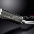 Delkevic 14" Carbon Fiber Oval Muffler - Suzuki GSX-R1000K5-K6 - 05-06 Exhaust