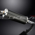 Delkevic 14" Carbon Fiber Oval Mufffler - Suzuki SFV650 Gladius - 09, 14-15