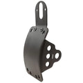 Black Curved Side Mount License Plate Bracket Motorcycle Taillight 19mm 3/4 Axle