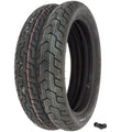 Dunlop D404 Tire Set - Honda CX500C CB550SC CB650C/SC GL650 - Tires and Valves