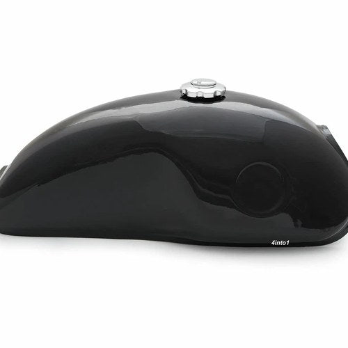 The Mojave Cafe Racer Gas Tank - Black - Motorcycle Fuel Retro Scrambler Classic