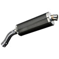 Delkevic 14" Carbon Fiber Slip-On Oval Muffler - BMW F800R - 2009-2016 Exhaust