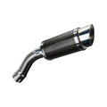 Delkevic Mini 8" Carbon Fiber Slip-On Round Muffler BMW F800GT - 13-17 Exhaust