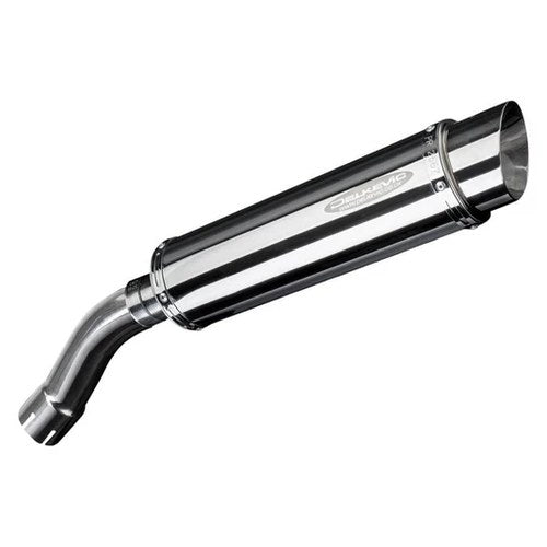 Delkevic 17" Stainless Slip-On Round Muffler - BMW F800GT - 13-17 Exhaust