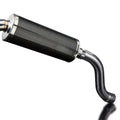 Delkevic 14" Carbon Slip-On Oval Muffler - Triumph Daytona 955i - 01-02 Exhaust