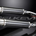 Delkevic DL10 14" Carbon Slip-On Mufflers - Triumph Trophy 1200 - 95-03 Exhaust