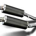 Delkevic 14" Carbon Fiber Slip-On Mufflers Kawasaki ZX-6 ZZR600 -90-05 Exhaust