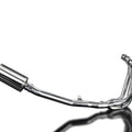 Delkevic Full 4-1 Header 9" Stainless Oval Muffler Kawasaki ZRX1100 / 1200 99-05