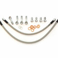 Short Stainless Steel Brake Line Kit Clubman / Drag Bars - CB360/450/500/550/750