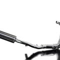 Delkevic Full 4-1 Exhaust 14" Carbon Oval Muffler Honda CB1100A - 13-14
