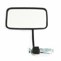 Black Cafe Bar End Motorcycle Mirror - Rectangular