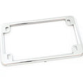 Chrome Metal Motorcycle License Plate Frame