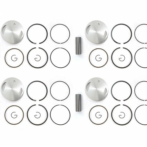 4 Piston Kits Oversize First Over 0.25mm Honda CB500K CB500 71-73 - Rings