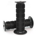 Scrambler Vintage Style Motorcycle Grips Black- 7/8" Handlebars Tracker Chopper