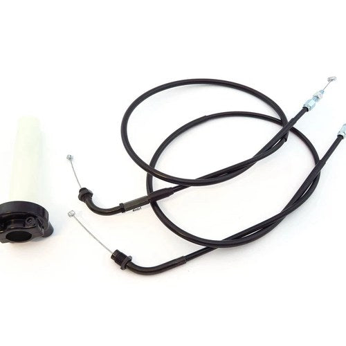 Throttle Tube & Cable Set - 1975-1976 Honda CB400F Four - Cafe Racers