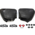 Complete Side Cover Kit w/ Red Honda Wing Emblems - Honda CB750K - 1973-1976