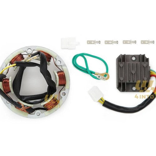 High Output Charging Kit Regulator / Rectifier Stator Lithium Honda CB350 CB360