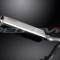 Delkevic 17" Stainless Steel Tri-Oval Muffler - Honda CBR500R - 16-18 Exhaust