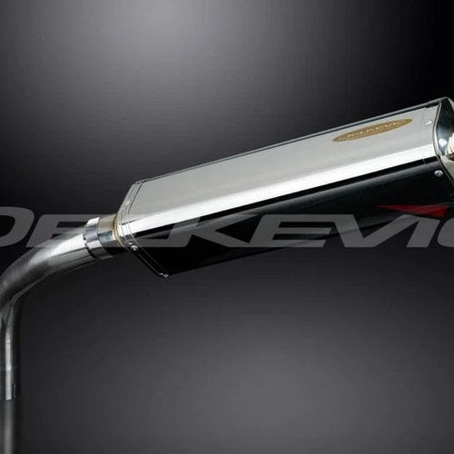 Delkevic 17" Stainless Tri-Oval Muffler - Yamaha XTZ1200 Super Tenere 2012-2021