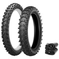 Dunlop Geomax MX14 MX3S Tires Tubes Set Moto Motocross Honda CRF250R - 2004-2018