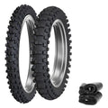 Dunlop Geomax Mx34 Tires & Tubes Set Moto Motocross - Honda CR125R - 1995-2007