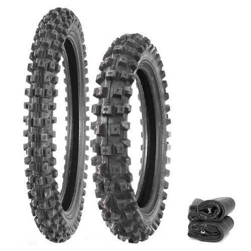 Irc VE-33 VE-35 Soft Terrain Tires & Tubes Set Enduro Moto Honda CR125R 55-07
