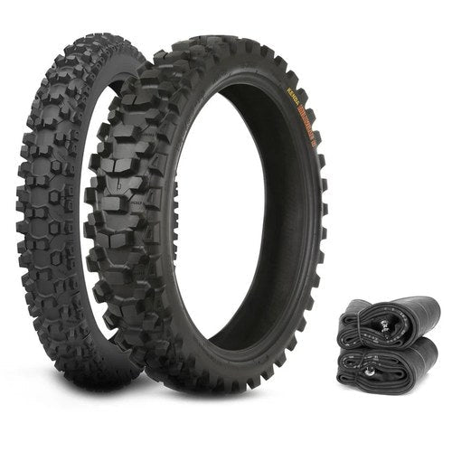 Kenda K785 Millville II Tires & Tubes Set Moto Motocross Honda CR125R 95-07