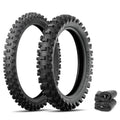 Michelin Starcross 6 Medium Soft Tires & Tubes Set Motocross Honda CR125R 95-07