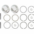 2 Piston Kits - Oversize 0.25mm - Honda CB450K CL450K - Rings Clips & Pins