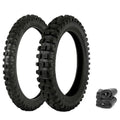 Kenda K257D Klassic 6 Ply Tires & Tubes Set Moto Motocross Honda CR125R 95-07