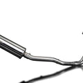 Delkevic Full 2-1 System 14" Stainless Oval Muffler Kawasaki GPZ500 Ninja 87-09