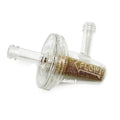Clear 90 Degree Fuel Filter - Fits Motorcycle Fuel Line with 1/4" ID