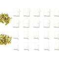 Set of 10 - Motorcycle Wiring Locking Connector Kits 6.3mm - 1/4" Series - 8 Pin
