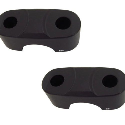 Set of 2 - Genuine Honda Black Handlebar Clamps 95014-22200 CB450 CB550 CB750
