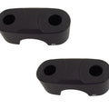 Set of 2 - Genuine Honda Black Handlebar Clamps 95014-22200 CB450 CB550 CB750