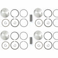 4 Pack Standard Bore Piston Kit & Rings Honda CB500 Four K0 K1 K2 1971 1972 1973