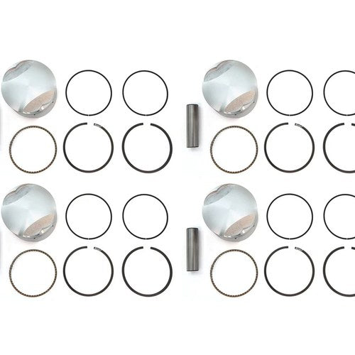 4 Pack Standard Bore Piston Kit 13101-371-000 Honda GL1000 Gold Wing 1975 - 1979