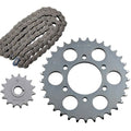 EK Non-Sealed Chain with JT Front Rear Sprockets Kit Kawasaki KZ1000 1977-1980