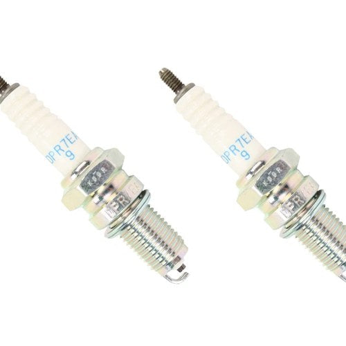 2 Ngk DPR7EA-9 Spark Plugs 5129 Standard Resistor Type M12 x 1.25mm Motorcycle