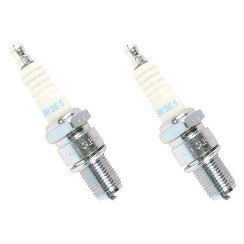 2 Pk Ngk BR9ES 5722 Spark Plugs 20mm Hex Honda Yamaha KTM Motorcycle ATV Scooter