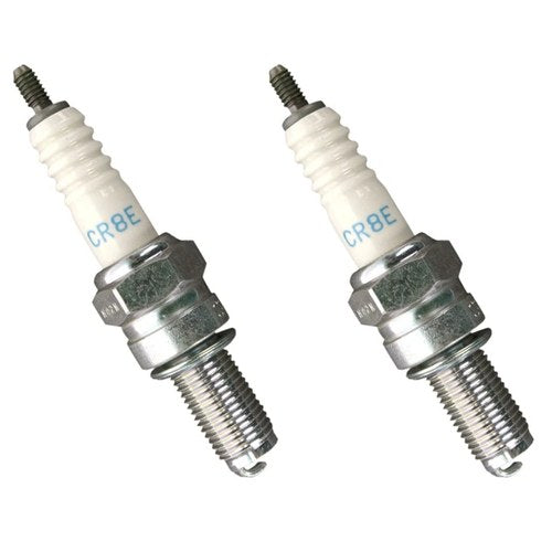 2 Pack Ngk CR8E 1275 Spark Plugs 16mm Hex Kawasaki Suzuki Yamaha Motorcycle ATV