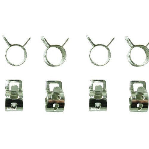 8 Pack 3/16" Heavy Duty Stainless Steel Fuel Line Clips Inner Diameter 5/16"