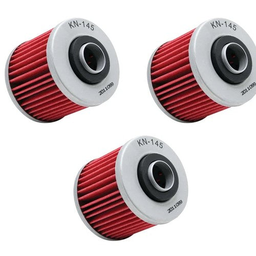 3 Pack K&N Oil Filters Yamaha XT500 XT550 XV250 SR400 XV535 XV750 XVS650 XVS1100