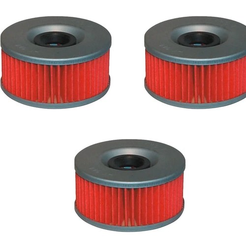3 Pack Hiflo Oil Filters HF144 Yamaha XS400 XJ550 YX600 FZ600 XJ650 XJ750 FZ750